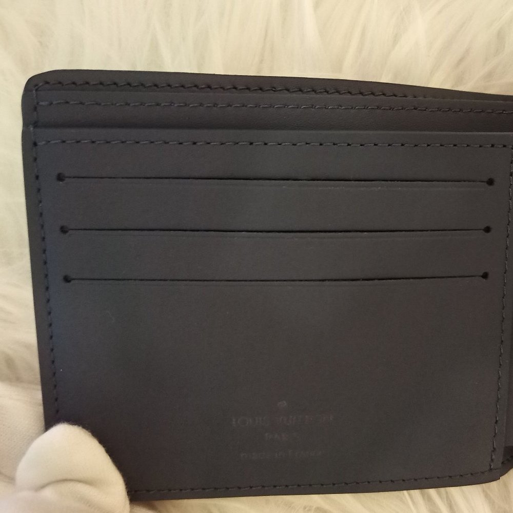 SOLD! BNWT LV Monogram Shadow Multiple Wallet in Rare Navy (Full Inclusion) - Picture 13 of 16